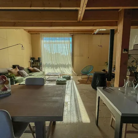 Natural Materials House Near Nancy Tatil Evi Dommartemont